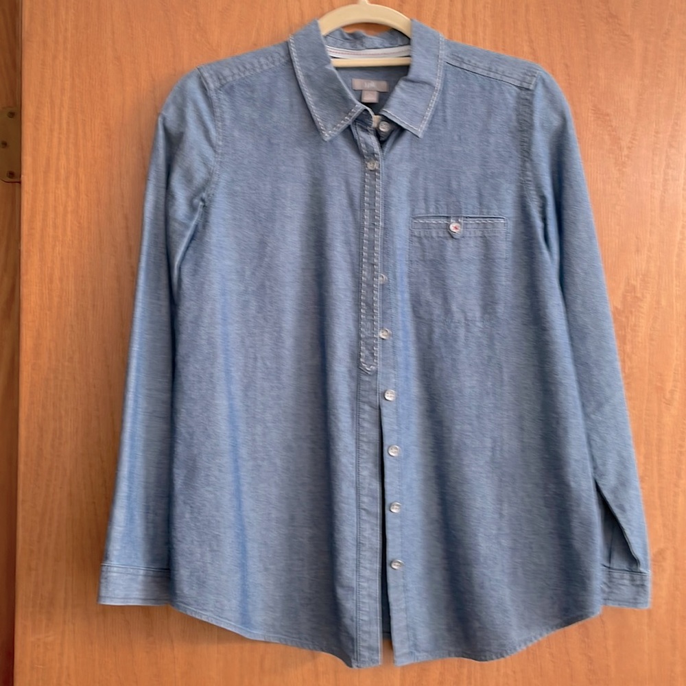 J. Jill Denim Blouse